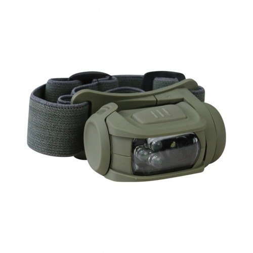 Predator II Headlamp (CREE LED) (OD), The Predator Headlamp MKII from Kombat UK is designed for versatile use in a wide range of environments